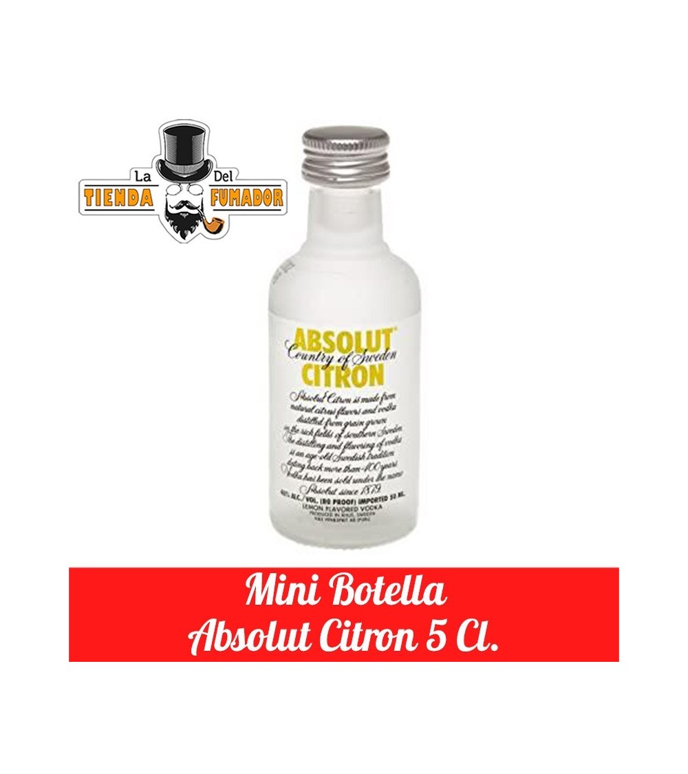 Mini Botella de ABSOLUT CITRON