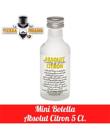 Mini Botella de ABSOLUT CITRON