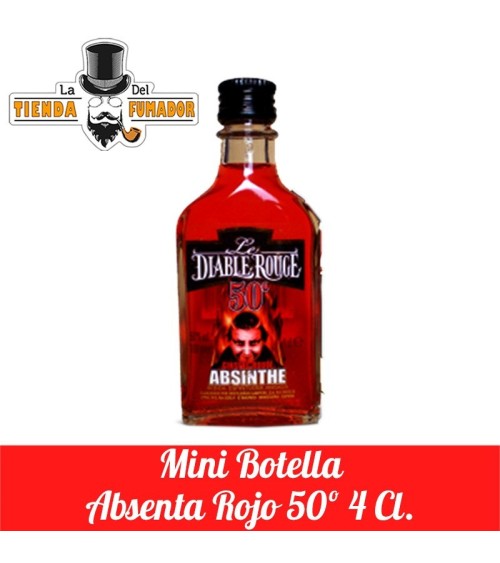 Mini Botella de ROJO ABSENTA 50º