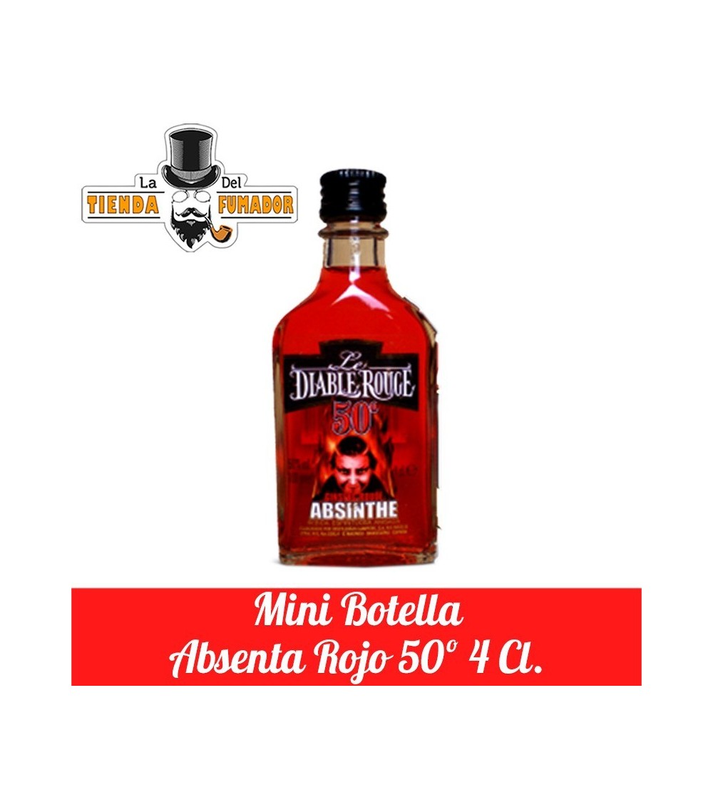 Mini Botella de ROJO ABSENTA 50º