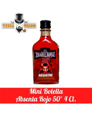 Mini Botella de ROJO ABSENTA 50º