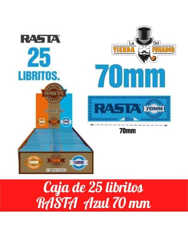 25 LIBRITOS RASTA AZUL