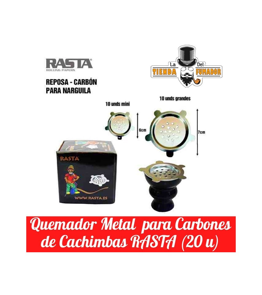 RASTA FILTROS DE METAL PARA SHISHA
