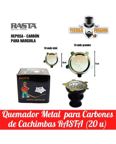 RASTA FILTROS DE METAL PARA SHISHA