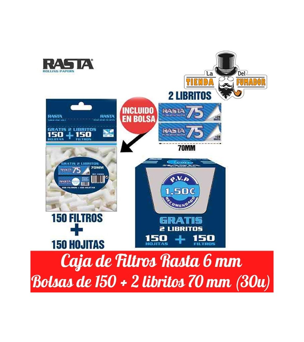 RASTA150 FILTROS+2 LIBRITOS GRATIS