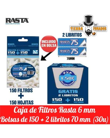 RASTA150 FILTROS+2 LIBRITOS GRATIS