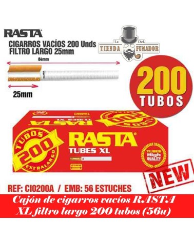 CIGARROS FILTRO LARGO RASTA