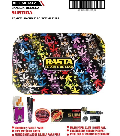 BANDEJA METALICA SURTIDA RASTA 2