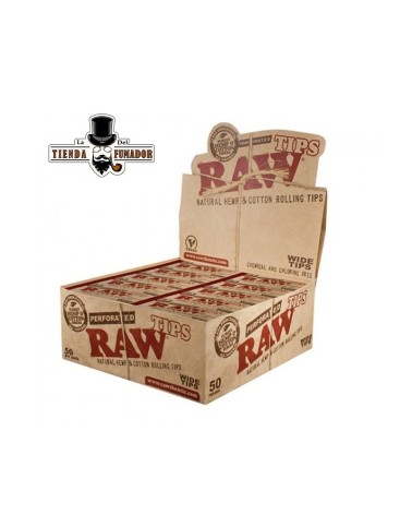 RAW TIPS PERFORATED WIDE (50U)
