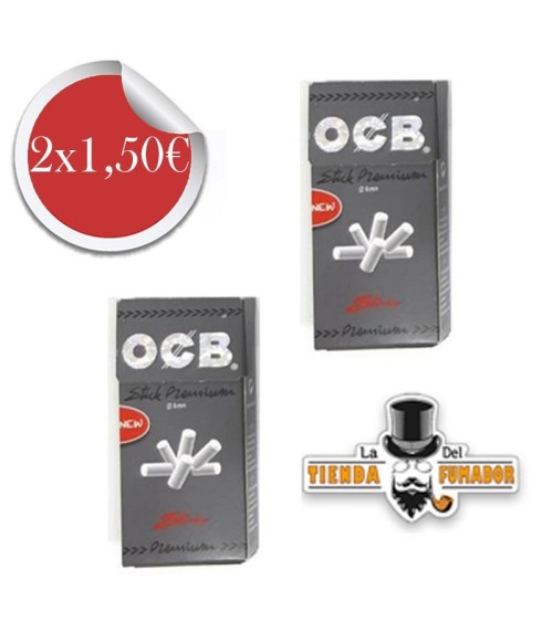 PACK 2 CAJAS DE FILTROS OCB STICK SLIM 6MM