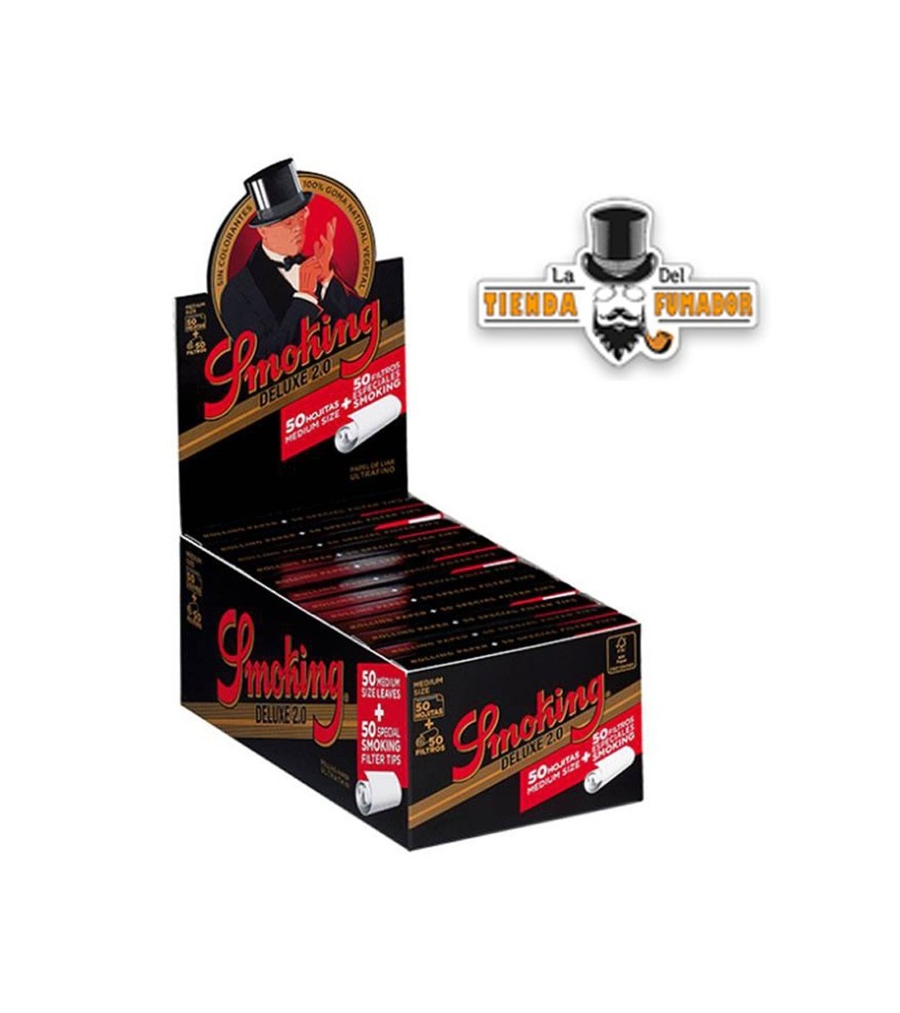 PAPEL SMOKING DELUXE 78MM + TIPS (24U)