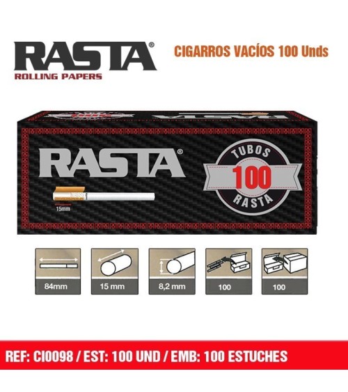 RASTA TUBOS 100