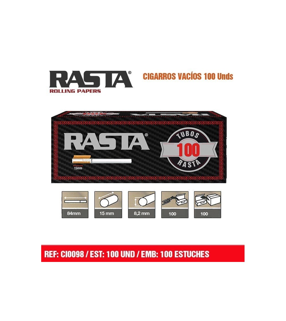 RASTA TUBOS 100