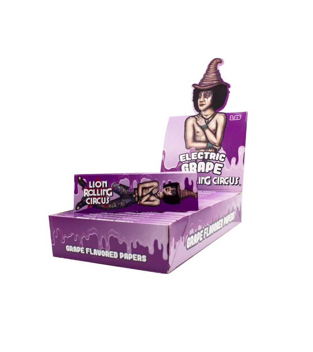 PAPEL LION ROLLING CIRCUS ELECTRIC GRAPE (25U)