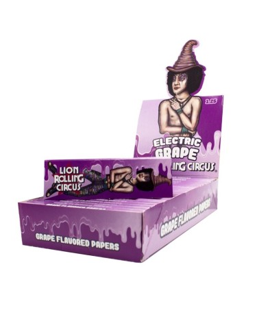 PAPEL LION ROLLING CIRCUS ELECTRIC GRAPE (25U)
