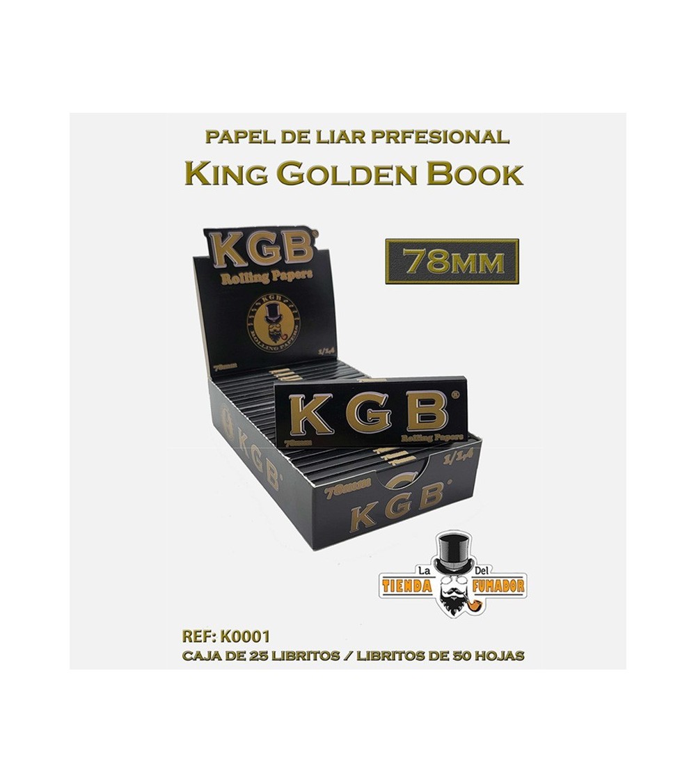 PAPEL DE FUMAR KGB 78MM (25U)