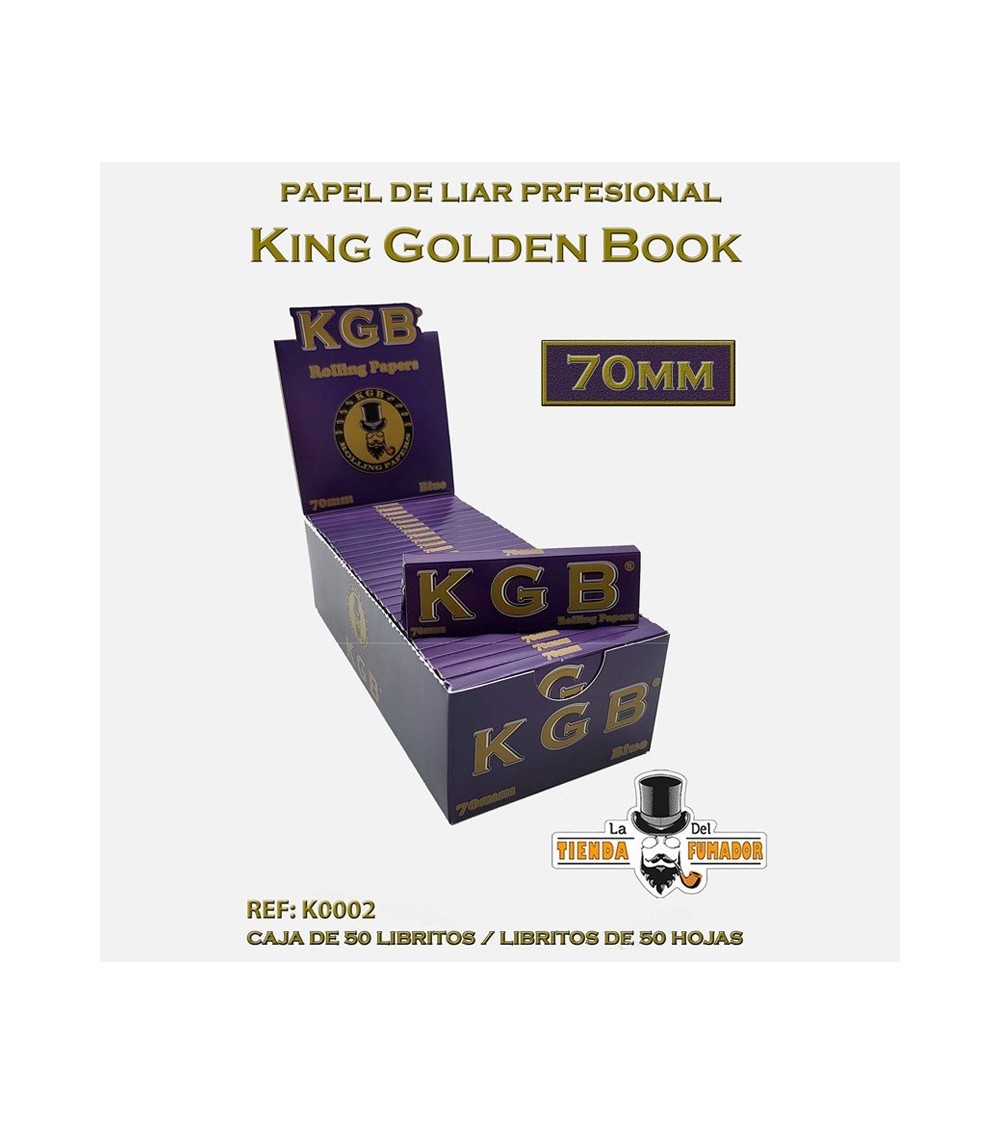 PAPEL DE FUMAR KGB 70MM BLUE (50U)