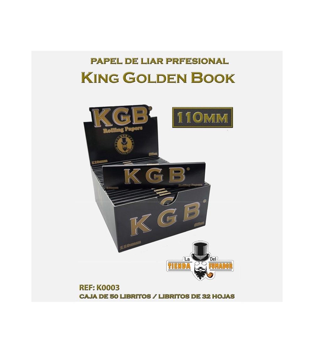 PAPEL DE FUMAR KGB 110MM SLIM (50U)