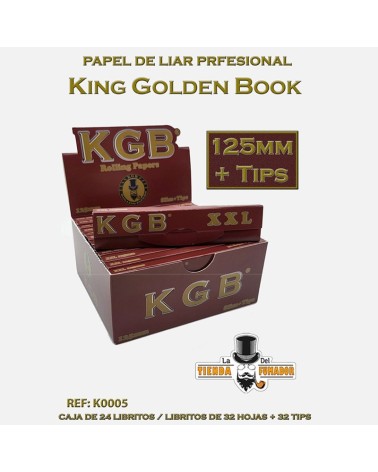PAPEL KGB XTRA LONG 125MM + TIPS (24U)