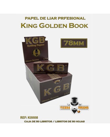 PAPEL DE FUMAR KGB 78MM NATURAL (50U)