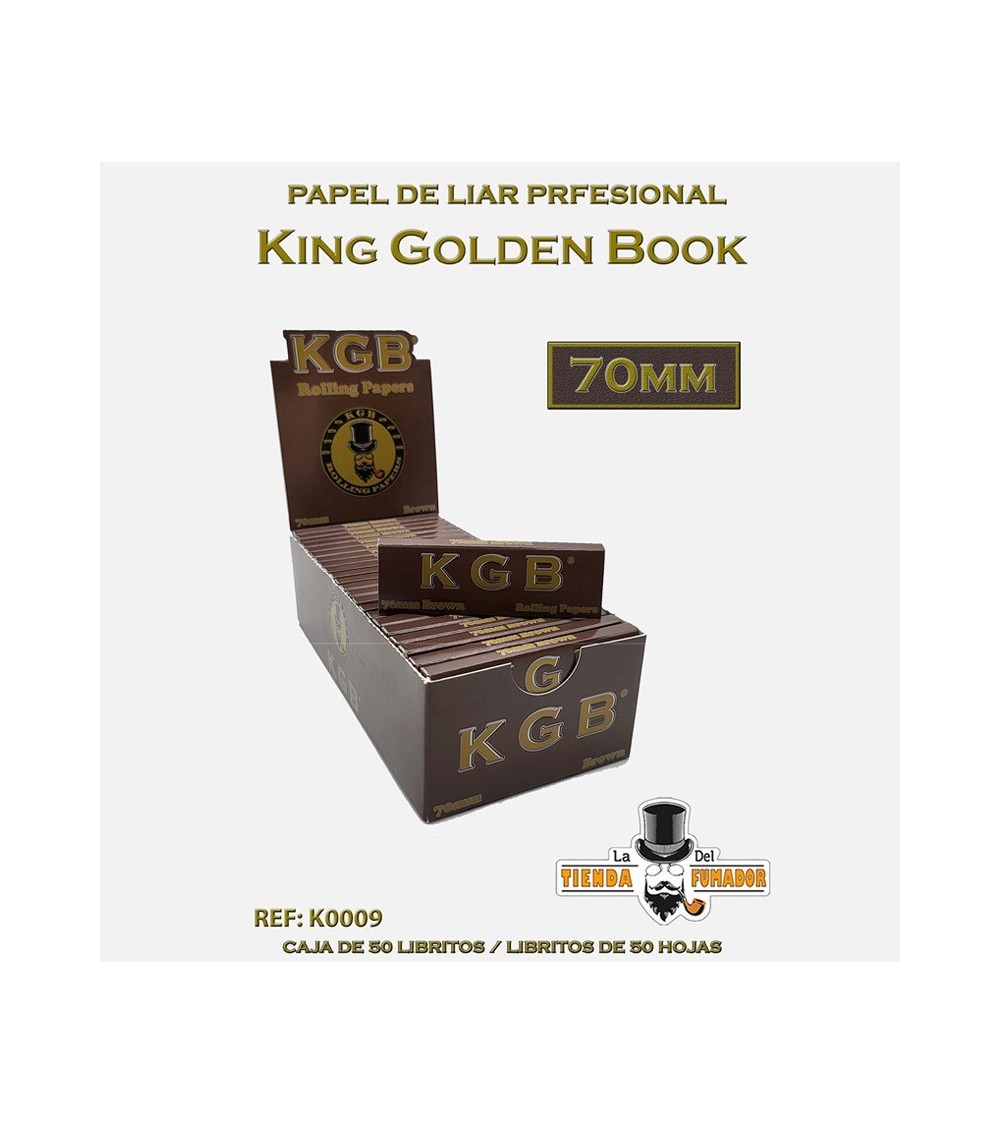 PAPEL DE FUMAR KGB 70MM NATURAL (50U)