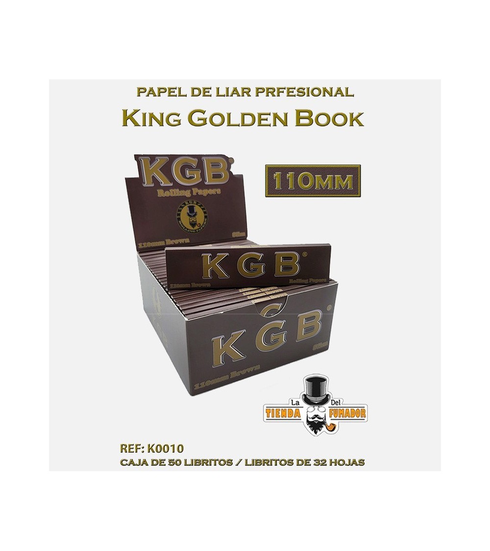 PAPEL DE FUMAR KGB 110MM NATURAL (50U)