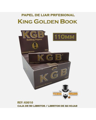 PAPEL DE FUMAR KGB 110MM NATURAL (50U)
