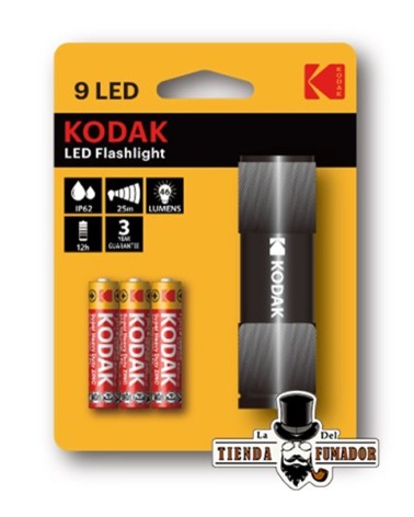 LINTERNA LED KODAK NEGRA