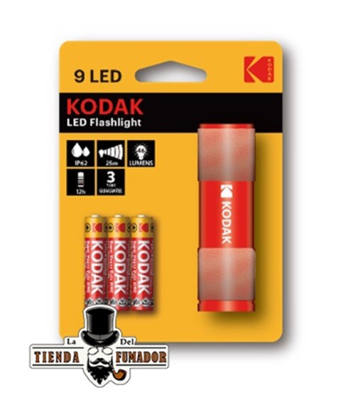 LINTERNA LED KODAK ROJA