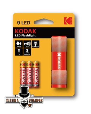 LINTERNA LED KODAK ROJA