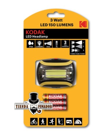 LINTERNA LED KODAK HEADLAMP AJUSTABLE A CABEZA