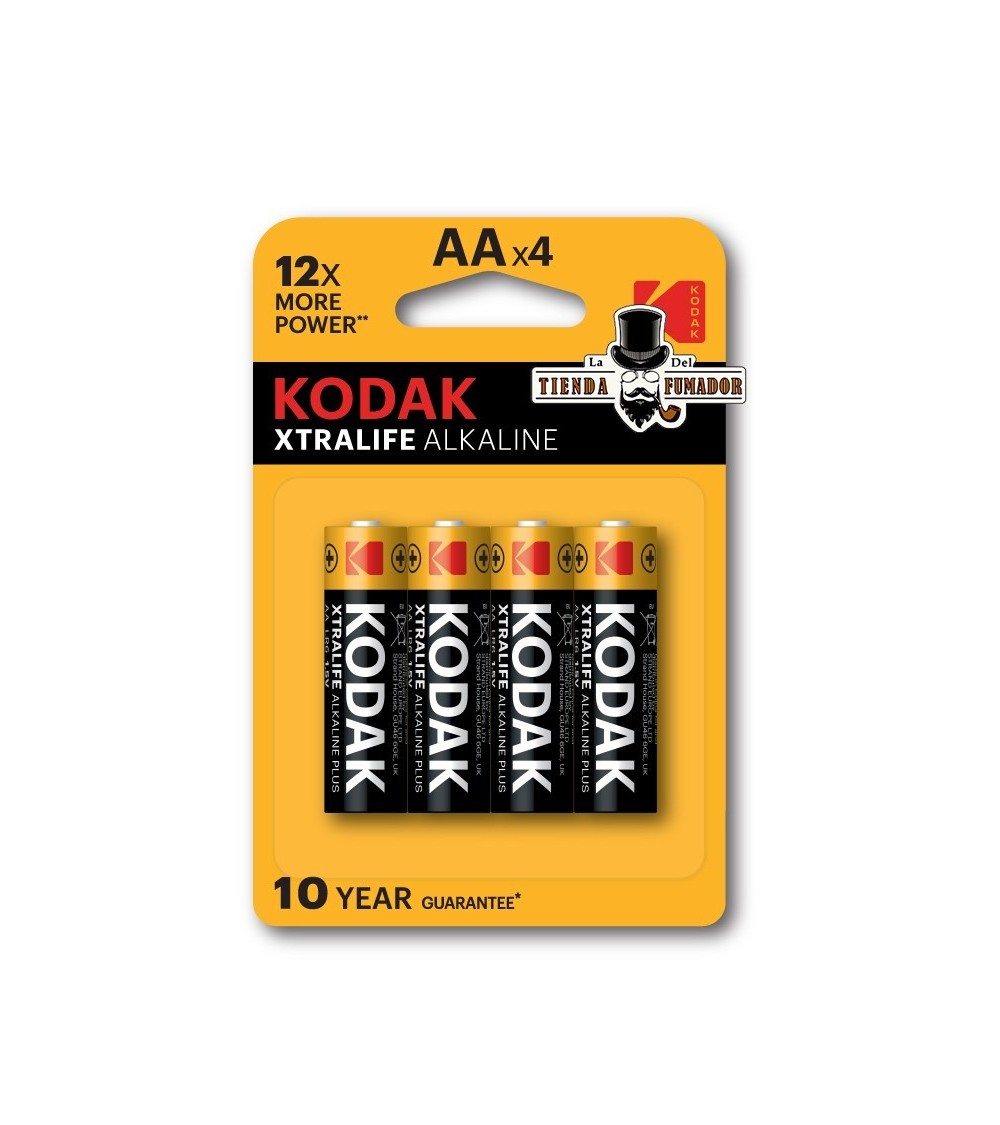 PILAS KODAK ALCALINAS AA (BLISTER 4 UNIDADES)
