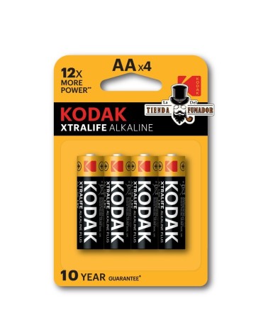 PILAS KODAK ALCALINAS AA (BLISTER 4 UNIDADES)