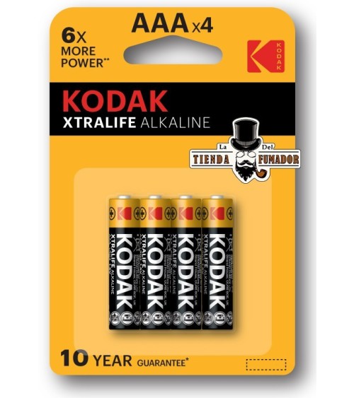 PILAS KODAK ALCALINAS AAA (BLISTER 4 UNIDADES)