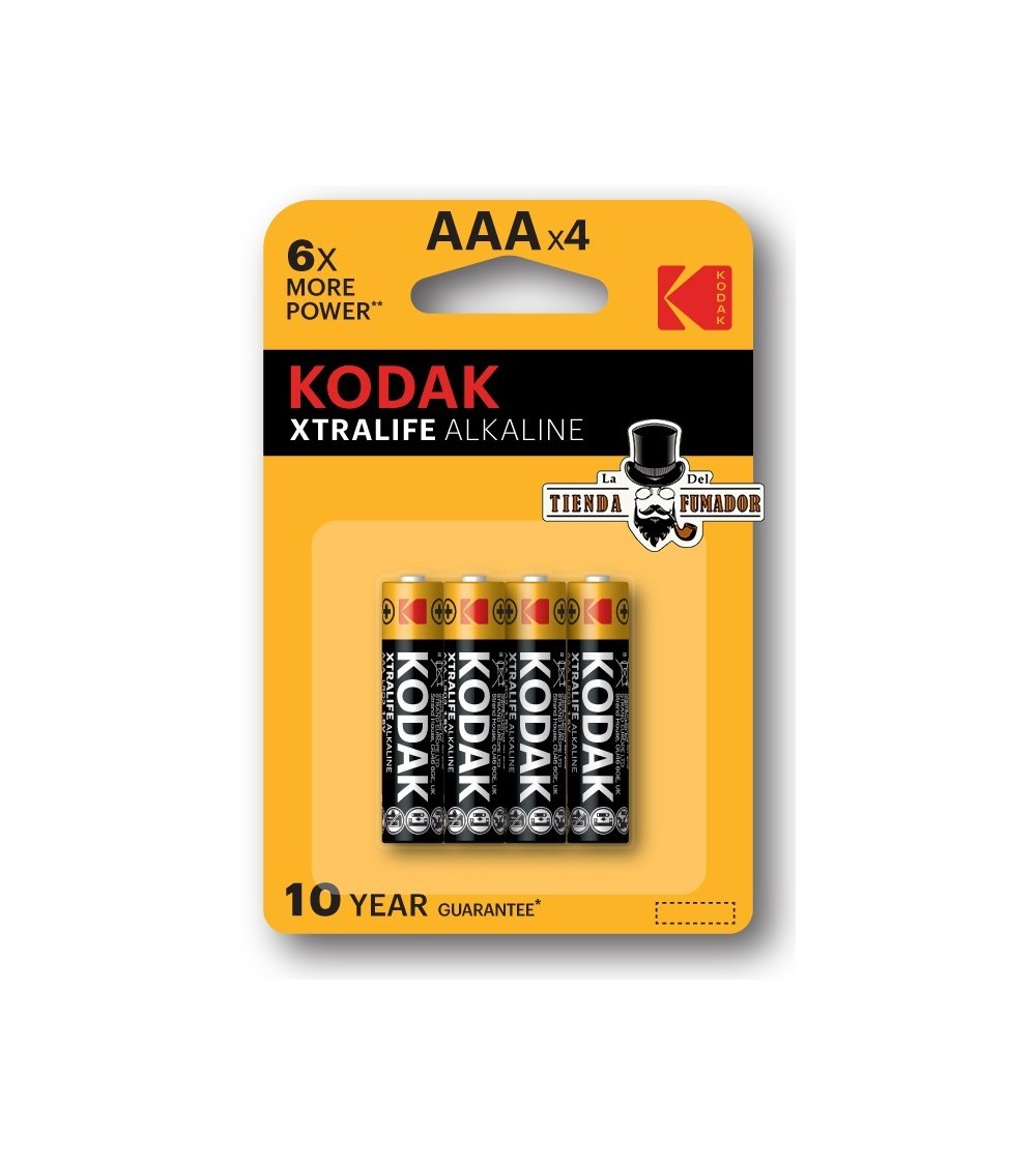 PILAS KODAK ALCALINAS AAA (BLISTER 4 UNIDADES)