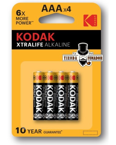 PILAS KODAK ALCALINAS AAA (BLISTER 4 UNIDADES)