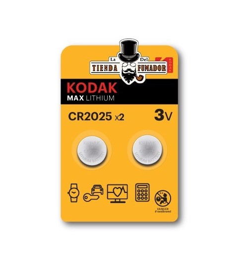 PILAS KODAK LITIO CR2025 (BLISTER 2 UNIDADES)