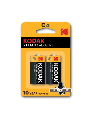 PILAS KODAK ALCALINAS LR14 (BLISTER 2 UNIDADES)