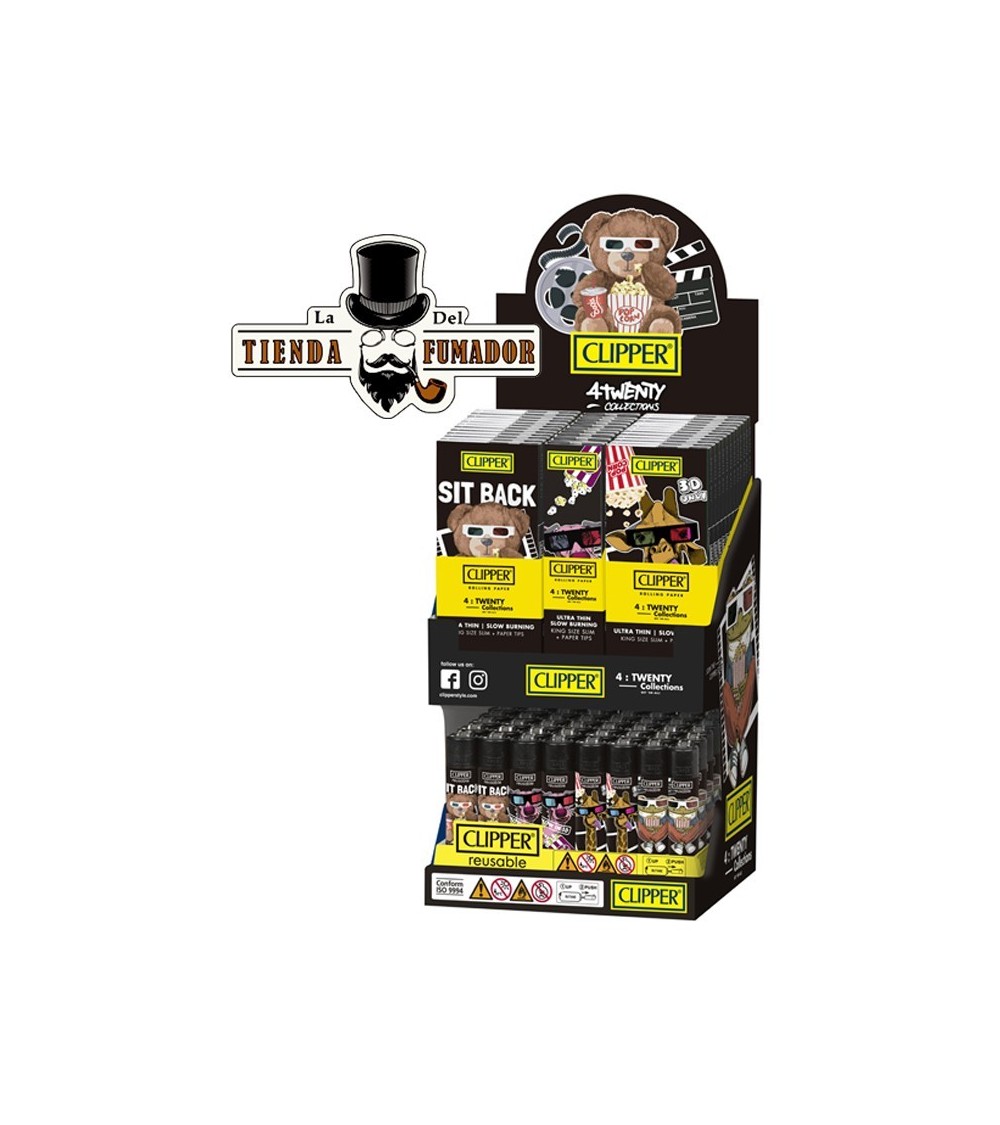 ENCENDEDOR CLIPPER MAS PAPEL DE LIAR SLIM CON FILTROS DE CARTON