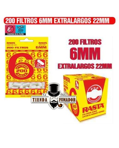 FILTROS EXTRALARGOS RASTA 22MM