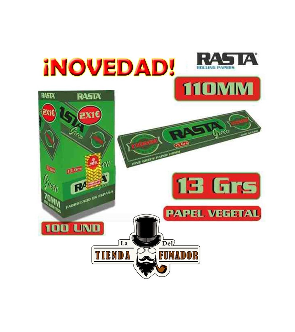 PAPEL DE LIAR RASTA GREEN