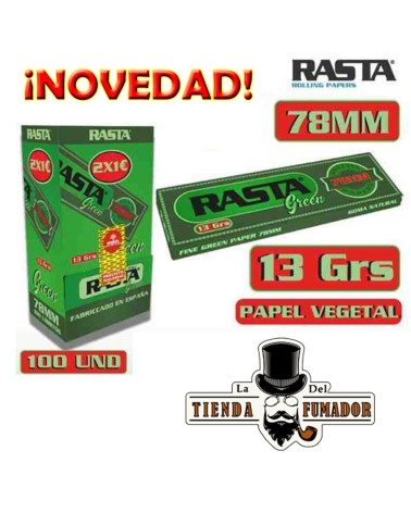 PAPEL DE LIAR VERDE RASTA ECONOMICO