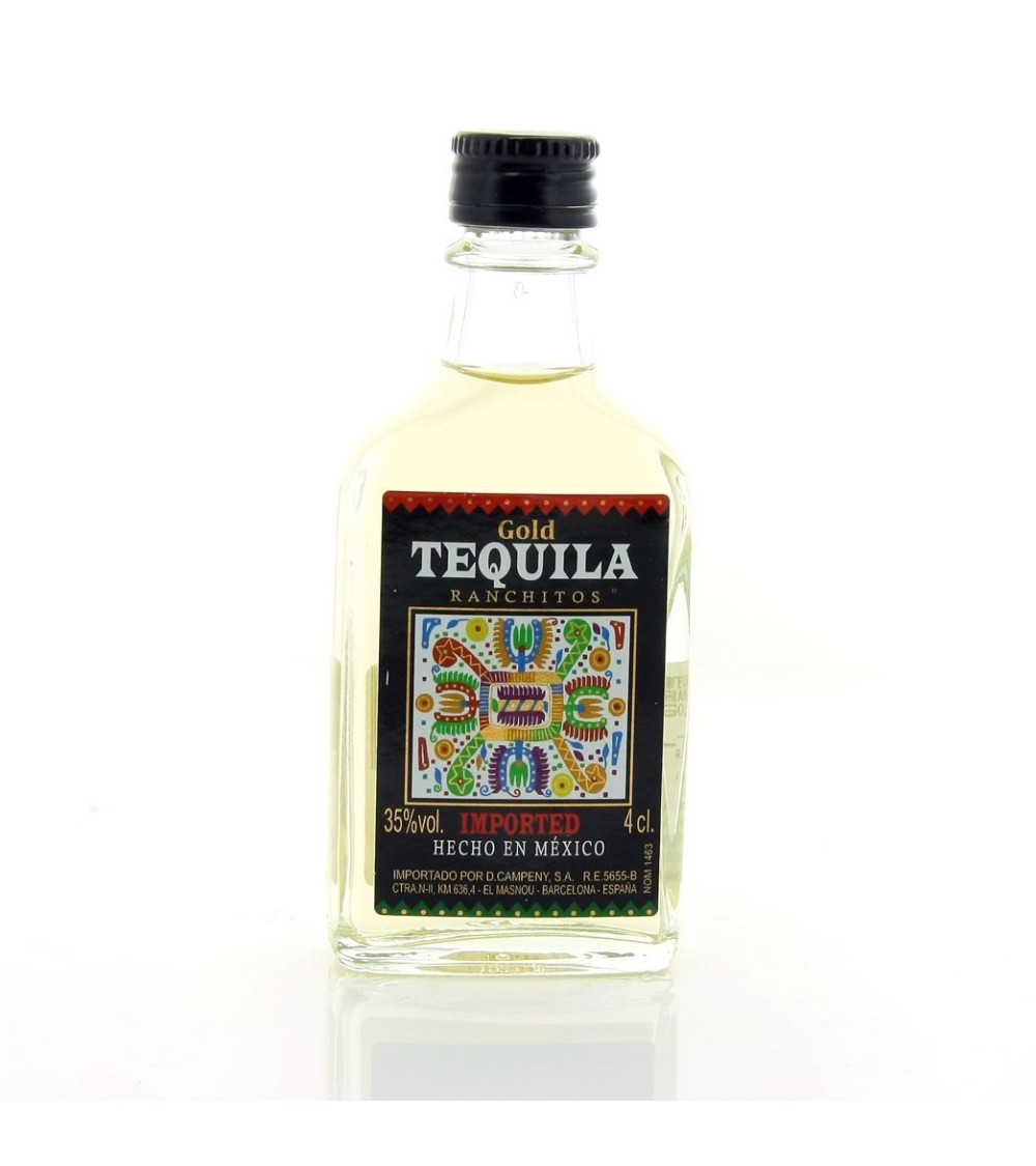 MINI BOTELLA TEQUILA RANCHITOS 40ML
