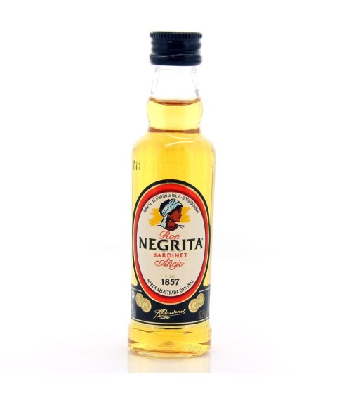 MINI BOTELLA RON NEGRITA