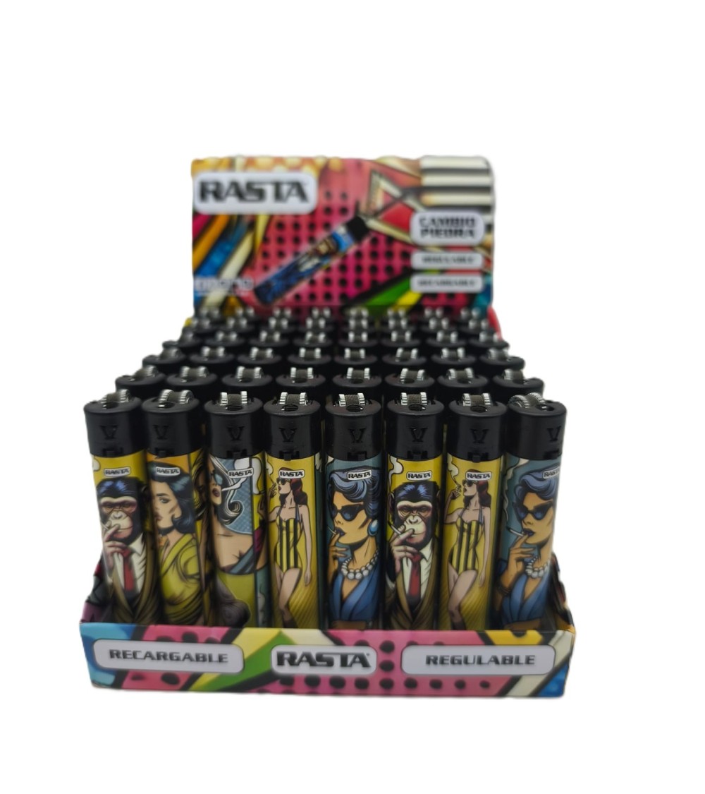 ENCENDEDOR RASTA CON DIBUJO VINTAJE