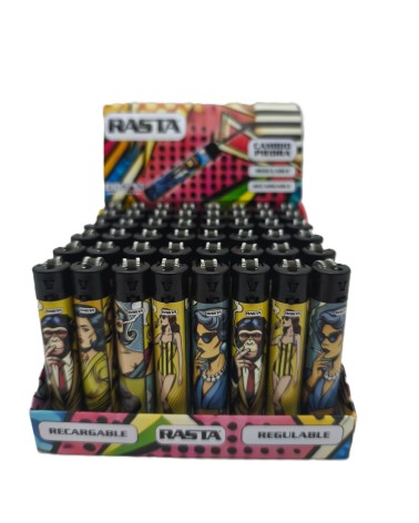 ENCENDEDOR RASTA CON DIBUJO VINTAJE
