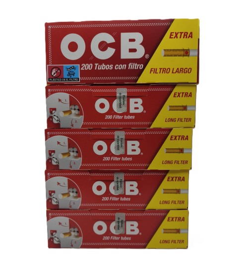 CIGARRILLOS VACIOS OCB FILTRO LARGO
