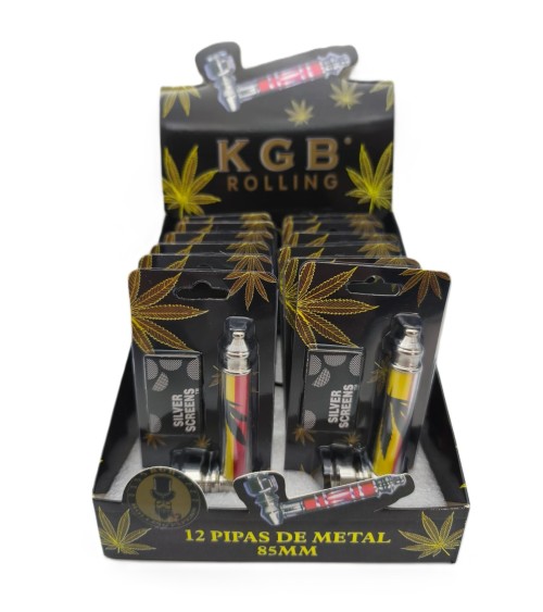 PIPA DE METAL CON  REJILLAS KGB