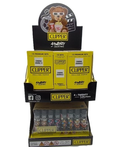 ENCENDEDOR CLIPPER MAS PAPEL DE LIAR SLIM CON FILTROS DE CARTON